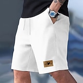 economico pantaloncini felpati 3d da uomo-Per uomo 1776 250° anniversario degli Stati Uniti Pantaloncini Waffle Pantaloncini da tuta Pantaloncini casual Misura del girovita medio Moda Casual Vacanza Jogging Allenamento Coulisse elastica in