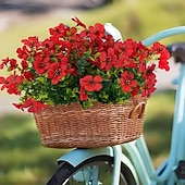 abordables Sztuczne kwiaty-10 Bundles Artificial Flowers Fake Plants - Fake Flowers Outdoor Artificial Plants Flowers Eucalyptus Leaves DIY Wedding Garden Porch Window Box Pot Planters Decor Room Decor Home Decor Valentine's Day