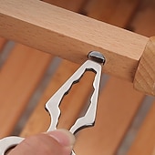 abordables Loisirs en Plein Air-Porte-clés multifonctionnel 3 pièces pour l'extérieur, conception durable et compacte, idéal pour le camping, la randonnée et le quotidien, comprenant un ouvre-bouteille, des mini-outils et un porte-clés.