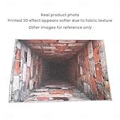 cheap Doormats-3D Optical Illusion Doormat Visual Trap Floor Mat Non Slip for Doorway Entryway Bathroom Kitchen Indoor Outdoor Diatomaceous Earth Quick Dry Absorbent 20 x 31 inch