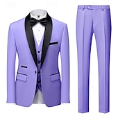 economico Outfit-Disco Anni '80 Pantaloni Abiti Completi &amp; Blazer Lunghe Costume Per uomo Costume di Carnevale Halloween Carnevale Mascherata Club Parata dell'Orgoglio Mese dell'orgoglio Adulti Cappotto Pantaloni