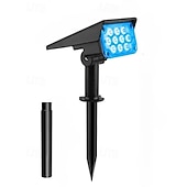 cheap Landscape Lights-Solar Color Changing Spot Lights Outdoor, Waterproof Solar Lights, Multicolor RGB Landscape Spotlight for Garden Yard Driveway Lawn Patio Pathway Christmas Decorations