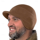 abordables Casques d'extérieur-Casquette de randonnée Cagoule Chaleur Thermique Coupe-vent Confortable Hiver Automne Homme Pêche Activité