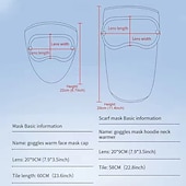 abordables chauffage et refroidissement-Masque d'hiver chaud en polaire, coupe-vent, unisexe, avec protection des oreilles et visière intégrale, cagoule coupe-vent pour la moto et le ski