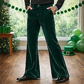  Retrò Vintage Anni '70 Pantaloni Pantaloni a zampa d'elefante Pantaloni a zampa Hippie Disco Costume Per uomo Halloween Carnevale Feste Abbigliamento Quotidiano Parata dell'Orgoglio Adulti Pantaloni