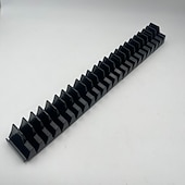 Недорогие Стойки для хранения-Набор магнитных шестигранных ключей — профессиональный модульный ящик для инструментов, прочный полипропиленовый материал, вертикальный органайзер для инструментов с 23 отделениями, черно-красный,