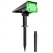 cheap Landscape Lights-Solar Color Changing Spot Lights Outdoor, Waterproof Solar Lights, Multicolor RGB Landscape Spotlight for Garden Yard Driveway Lawn Patio Pathway Christmas Decorations