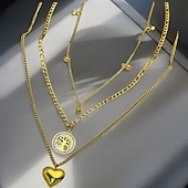 economico collane e ciondoli-Collana For Per donna Streetwear Quotidiano Lega Albero della vita