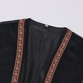 olcso Felsők-Punk és gótika Középkori Reneszánsz Blúz / Ing Tunika Ujjatlan Harcos Lovag Viking Kelta lovag Ranger Íjászat Jelmez Férfi Viking Fantasy Farsang Álarcos mulatság Teljesítmény Halloween Színpad