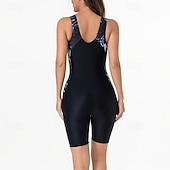 Недорогие Рашгард One Pieces-Жен. Рашгард Купальный костюм Один Пис Пэчворк тропический Спандекс УФ-защита Эластичность Без рукавов Купальники Серфинг Дайвинг Для погружения с трубкой Лето