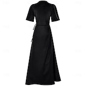 economico Abiti degli anni '20-Anni Ruggenti Anni 1920 Lunghezza al pavimento Vestito Lunghe Il grande Gatsby Linea ad A Scollo a V Costume Per donna Natale Carnevale Feste Formale Cocktail party Adulti Vestito Inverno