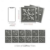 olcso Falmatricák-12 db 15 cm-es csempematrica, öntapadós, levehető marokkói talavera csempe, vízálló konyhabútor, lépcsőház, lakberendezés