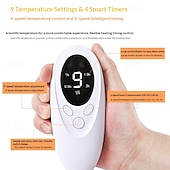 baratos equipamento de aquecimento-Almofada de aquecimento elétrica com desligamento automático e 6 níveis de temperatura - lavável na máquina.