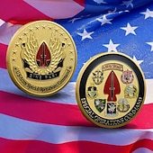  Pamětní mince U.S. Army – železná umělecká vojenská výzva k 250. výročí sběratelská medaile pro vojáky a vlastenecké dárky k semikvincentenáriu