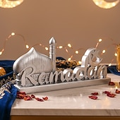 זול רמדאן ועיד-חפצים דקורטיביים, שרף מודרני עכשווי עמיד במים ל קישוט הבית מתנות 1 pc