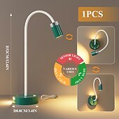 billige Bordlamper-Sensorlampe med justerbar stang, bordlampe med berøringsfri bevegelseskontroll, nattbordlampe for soverom/stue