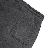 お買い得  貨物-男性用 カーゴパンツ スウェットパンツ ズボン ストレートレッグスウェットパンツ ドローストリング ポケット 弾性ウエスト 平織り 履き心地よい ソフト カジュアル 日常 アウトドア 旅行度假风 ファッション ブルー ホワイト