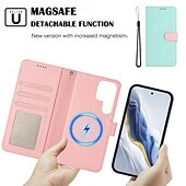 ieftine Carcasă Samsung-telefon Maska Pentru Samsung Galaxy S26 Ultra Plus S25 Ultra Plus S24 Ultra Plus S23 Ultra Plus S24 FE S22 Plus Ultra S23 FE Portofel Card rezista Acceptă încărcarea fără fir cu curea de mână Retro