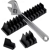 Недорогие Стойки для хранения-Набор магнитных шестигранных ключей — профессиональный модульный ящик для инструментов, прочный полипропиленовый материал, вертикальный органайзер для инструментов с 23 отделениями, черно-красный,