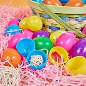 voordelige Pasen-50/100 stuks 2,3 inch paaseieren, lege plastic eieren, vulbaar, kleurrijke, heldere eierschalen, bulkverpakking voor paasjacht, het vullen van traktaties, feestartikelen, mandvullingen, prijzen voor