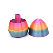 Недорогие Пасха-Пасхальное яйцо, напечатанное на 3D-принтере, с 10 случайными миниатюрными животными внутри, подвижные игрушки, наполнители для пасхальных корзин, забавные коллекционные подарки для детей и взрослых,