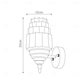 お買い得  室内ウォールライト-ウォールランプ バウハウス クローム ウォールスコンス モダン クリーム ウォールランプ クリエイティブ マイク型 ホームデコレーション 照明器具 厚いミルクホワイトガラスシェード付き