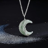 preiswerte Halsketten &amp; Anhänger-Anhänger Halskette For Damen Straße Täglich Kristall MOON Baum des Lebens