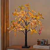 cheap Decorative Lights-Simulated Butterfly LED Birch Tree Light 60cm-24LEDs AAA Battery USB Dual purpose Indoor Spring and Summer Bedroom Bedhead Living Room Dining Room Party Wedding Atmosphere Decoration Ornament Lights