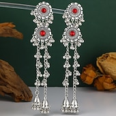 Недорогие Свадьба ACC-Жен. Серьги-слезки Черный Белый Цвет шампанского Сплав Богемия Винтаж