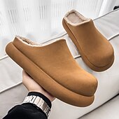 economico Zoccoli e pianelle da uomo-comode scarpe slip-on da uomo foderate in pelliccia: morbide, calde, perfette per ricevimenti di nozze rilassati e riunioni al chiuso