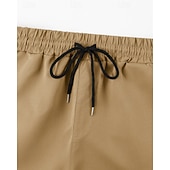 economico Pantaloni cargo-Per uomo Pantaloni Cargo Pantaloni Coulisse Elastico in vita Multi-tasche Tinta unica Antivento Comodità Quotidiano All'aperto Ferie Streetwear Elegante Nero Verde militare