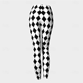 cheap Bottoms-Cologne Carnival Pants Leggings Clown Jester Diamond Pattern Cosplay Adults' Women's Carnival Mardi Gras Casual Party Dress Up