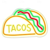 abordables Luces decorativas-Lámpara de neón para pizza, hamburguesa, taco, catering, comida rápida, colgante de pared, luz decorativa de ambiente con alimentación USB, luz de pared regulable.