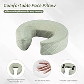 economico Forniture per la casa-poggiatesta massaggiante per letti, culla regolabile per massaggio facciale per uso domestico, set da tavolo per massaggi portatile adatto a materassi da letto, regalo perfetto per lei o per lui