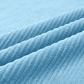 economico Polo classica da uomo-Per uomo Camicia di Velluto a Coste Testurizzato Casuale Sportivo Bavero Manica Lunga Moda Essenziale Blocco di colori Bottoni Caldo Autunno Primavera &amp; Autunno Vestibilità regolare Nero Blu scuro