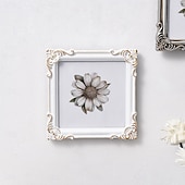 abordables Sculptures-Cadre photo décoratif à motif tridimensionnel de style européen (1 pièce), idéal pour la décoration de photos dans une chambre ou un bureau, accessoire de photographie et décoration murale.