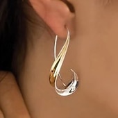 Недорогие Серьги-1 пара Серьги For Жен. Повседневные Для улицы Сплав Монограмма Мода