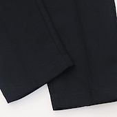 economico Abiti e Outfit per Portatori di Fedi-Completo da fedi nuziali per bambini, 4 pezzi, blazer &amp;gilet &amp; pantaloni  &amp;cravatta ragazzo abito formale casual esterno festa moda fresco basic tinta unita blu nero poliestere