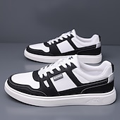 זול סניקרס קז'ואל-נעלי ספורט ספורטיביות לגברים בצבעי כחול כהה ולבן, קלות משקל ונוחות, עיצוב מודרני עם נגיעות כתומות, מושלמות ללבישה יומיומית וטיולים קז'ואליים