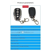 Недорогие Безопасность и защита автомобилей-Универсальные ворота клонирования 433,92 МГц для гаражных ворот, пульт дистанционного управления, открывалка, клонирование, 4 ключа, автомобильный прокатный код, ворота с дистанционным управлением, дубликатор