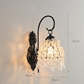 cheap Indoor Wall Lights-rench Wall Lights Wall Sconces Copper Gold Wall Lights Aisle Lighting Creative Bedside Lamps Crystal Chandelier,Chandelier Light