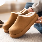 economico Zoccoli e pianelle da uomo-comode scarpe slip-on da uomo foderate in pelliccia: morbide, calde, perfette per ricevimenti di nozze rilassati e riunioni al chiuso