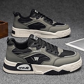Χαμηλού Κόστους Καθημερινά Sneakers-Ανδρικά λευκά και μπλε αθλητικά αθλητικά παπούτσια – ελαφριά και ανθεκτικά παπούτσια για τρέξιμο με αναπνεύσιμο άνω μέρος, ιδανικά για αθλήματα, γυμναστήριο και casual εξόδους