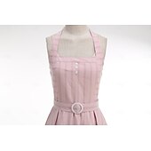cheap Dresses-1950s Retro Vintage Midi Swing Dress Flare Dress Sleeveless Striped Fit &amp; Flare Fancy Dress Women's Carnival Valentine's Day Casual Homecoming Retro Theme Party Adults' Dress Spring &amp; Summer