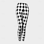 cheap Bottoms-Cologne Carnival Pants Leggings Clown Jester Diamond Pattern Cosplay Adults' Women's Carnival Mardi Gras Casual Party Dress Up