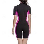 billiga Våtdräkter och dykning kostymer-dam 2 mm neopren dykvåtdräkt rashguard stretchig kortärmad dragkedja fram - surfing snorkling dykning lapptäcke vinter höst