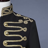 preiswerte Oberteile-Retro Vintage Rokoko Mantel Maskerade Zirkusjacke langarm Prinz Aristokrat Kostüm Herren Karneval Maskerade Veranstaltung / Fest Erwachsene Mantel Herbst Winter
