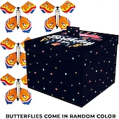 cheap Gifts-Butterfly Explosion Gift Box, Flying Butterfly Surprise Box for Birthday, Wedding, Anniversaries, Christmas