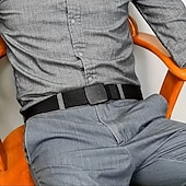 economico Articoli per la casa-cintura in nylon con fibbia non metallica e non magnetica, cintura tattica militare in nylon, fibbia in plastica, cintura in tela senza metallo per esterni