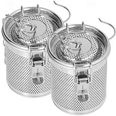 رخيصةأون أدوات وأجهزة المطبخ-مصفاة توابل من الفولاذ المقاوم للصدأ، فلتر توابل للطهي، تصميم شبكي، مصفاة كرة شاي، سلة فصل توابل الحساء مع خطاف سلسلة للمطعم المنزلي